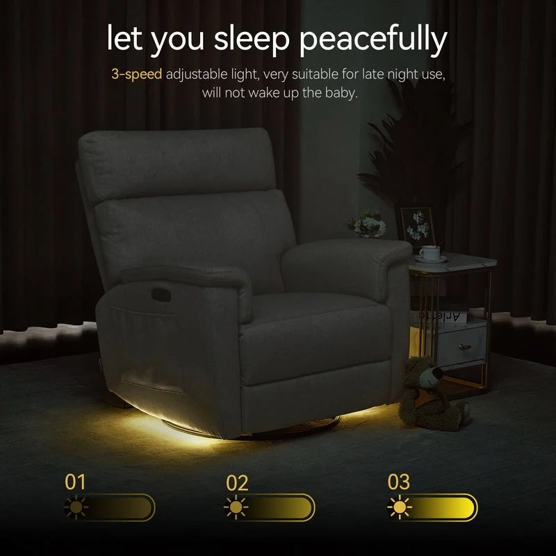 Fauteuil de maternité électrique inclinable et pivotant