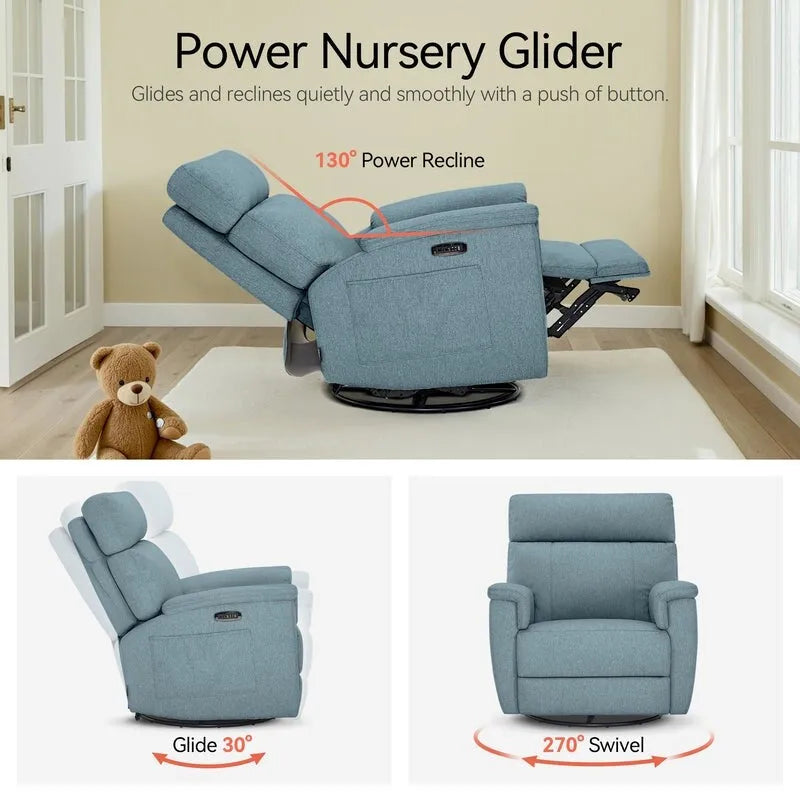 Fauteuil de maternité électrique inclinable et pivotant