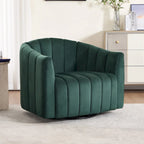Fauteuil d'appoint pivotant rembourré avec oreiller (lot de 2)