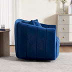 Fauteuil d'appoint pivotant rembourré avec oreiller (lot de 2)