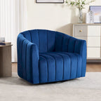 Fauteuil d'appoint pivotant rembourré avec oreiller (lot de 2)