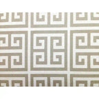 Tête de lit rembourrée à hauteur réglable - Tissu géométrique gris onyx