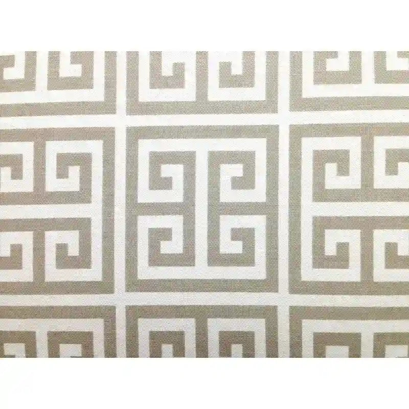 Tête de lit rembourrée à hauteur réglable - Tissu géométrique gris onyx