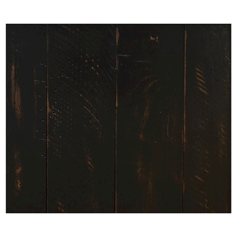 Table basse carrée à plateau relevable avec rangement, noir/marron - 36 L x 36 P x 18 H
