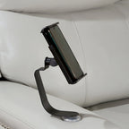 Canapé inclinable électrique avec port USB et plateau de rangement - Gris clair