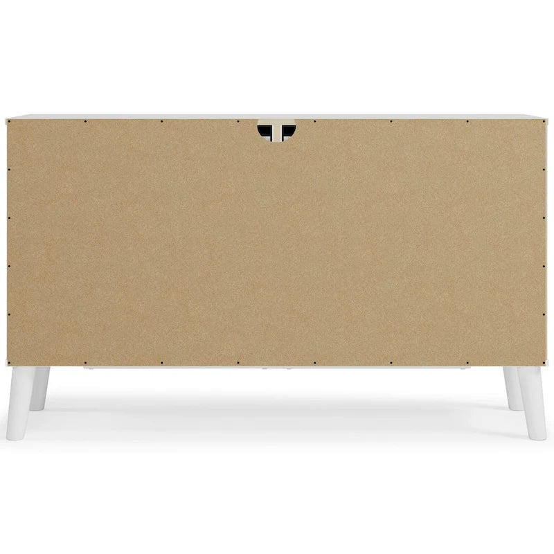 Commode Piperton Woodgrain à 6 tiroirs