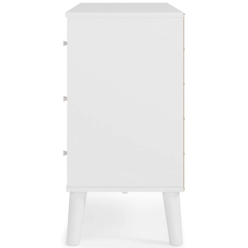 Commode Piperton Woodgrain à 6 tiroirs