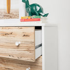 Commode Piperton Woodgrain à 6 tiroirs
