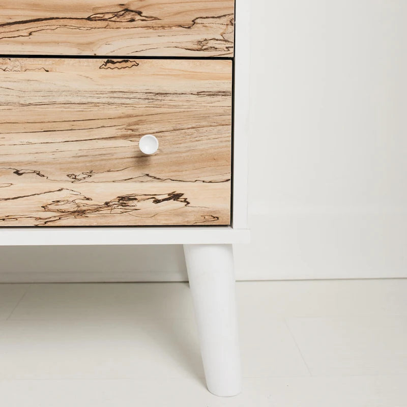 Commode Piperton Woodgrain à 6 tiroirs