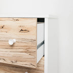 Commode Piperton Woodgrain à 6 tiroirs