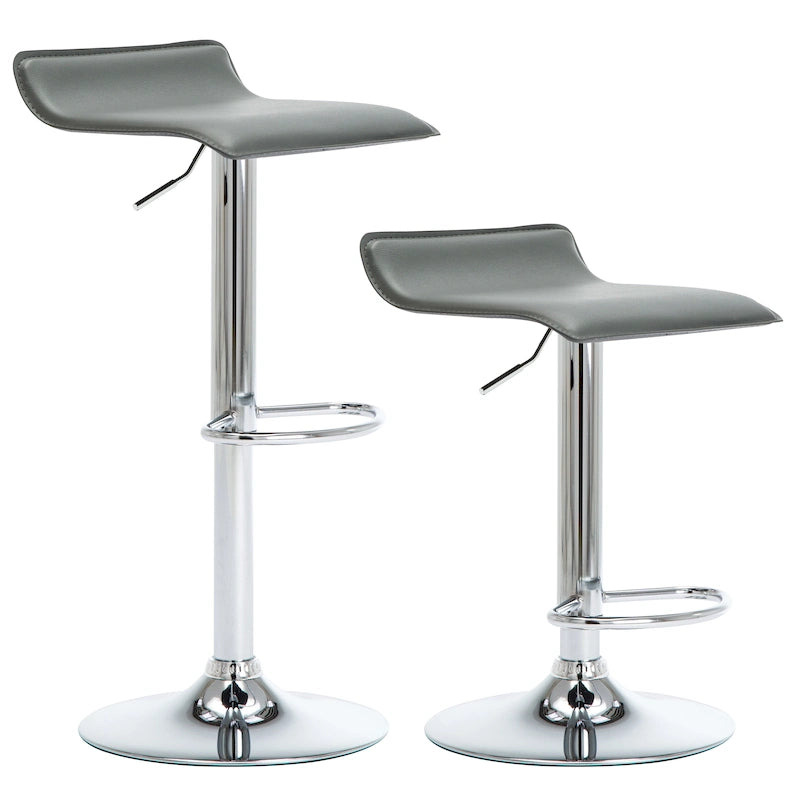 Tabourets de bar pivotants réglables, lot de 2