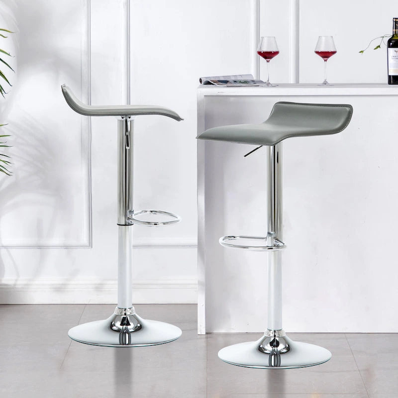 Tabourets de bar pivotants réglables, lot de 2