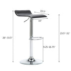 Tabourets de bar pivotants réglables, lot de 2