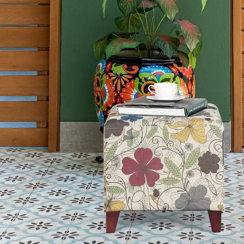 Pouffe Repose-Pieds Cube 16.3"