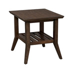 Table d'appoint rectangulaire - Fini bronze épicé