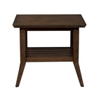 Table d'appoint rectangulaire - Fini bronze épicé