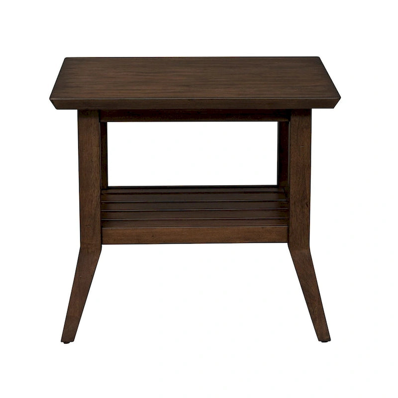 Table d'appoint rectangulaire - Fini bronze épicé