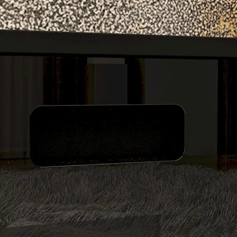Meuble TV avec cheminée électrique intégrée