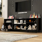 Meuble TV avec cheminée électrique intégrée