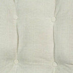 Fauteuil à bascule pivotant en rotin tressé avec coussin