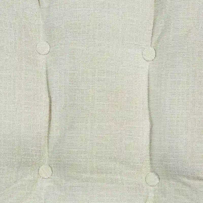 Fauteuil à bascule pivotant en rotin tressé avec coussin