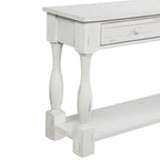 Console de 64 po de largeur avec tiroirs et étagère