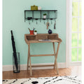 Bureau pliant en bois massif