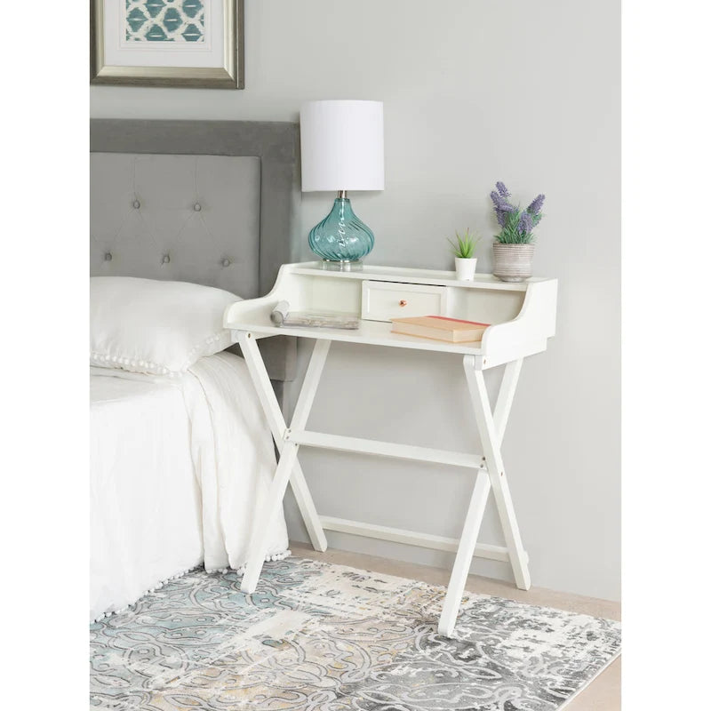 Bureau pliant en bois massif