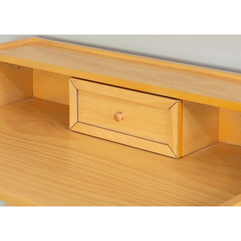 Bureau pliant en bois massif