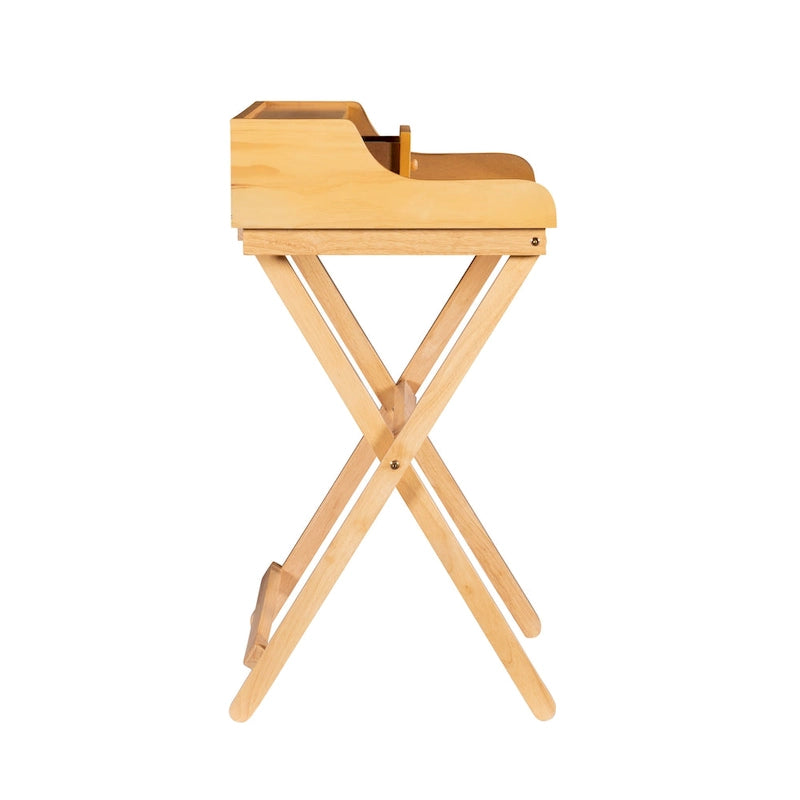 Bureau pliant en bois massif