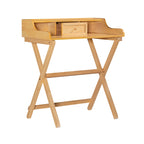 Bureau pliant en bois massif
