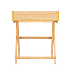 Bureau pliant en bois massif