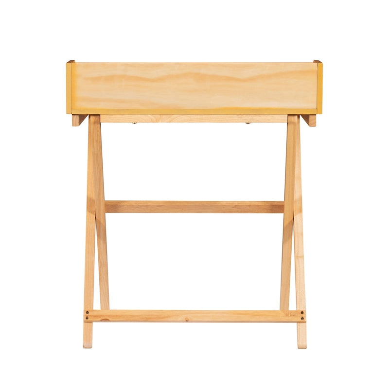 Bureau pliant en bois massif