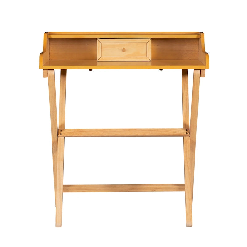 Bureau pliant en bois massif