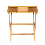 Bureau pliant en bois massif