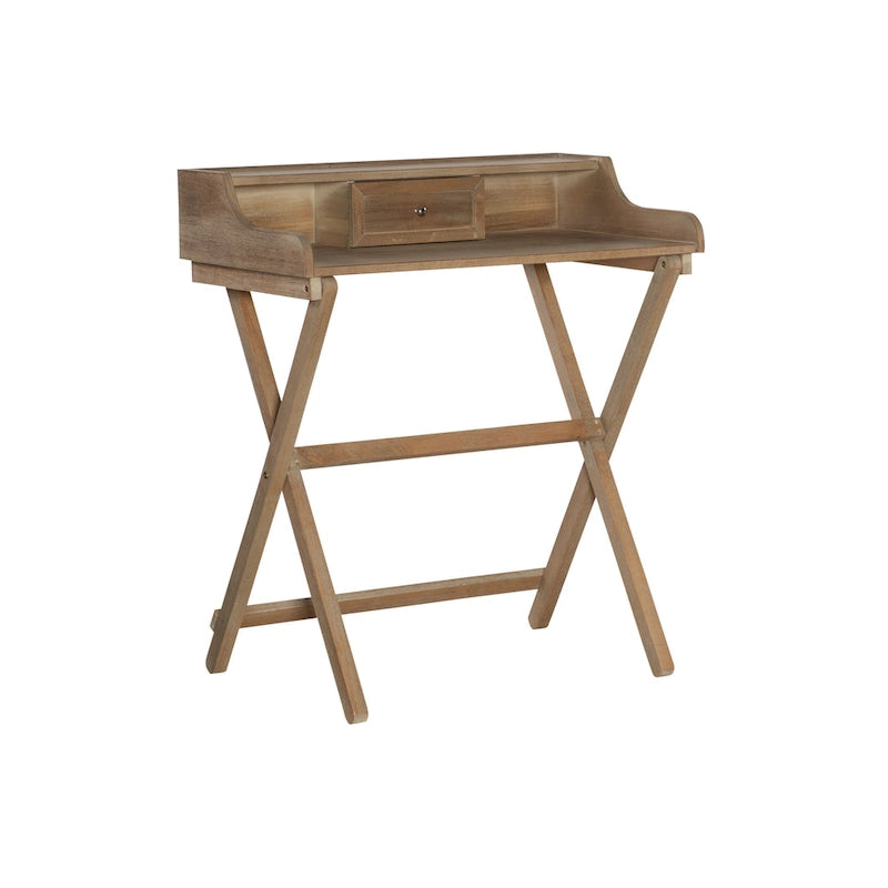 Bureau pliant en bois massif