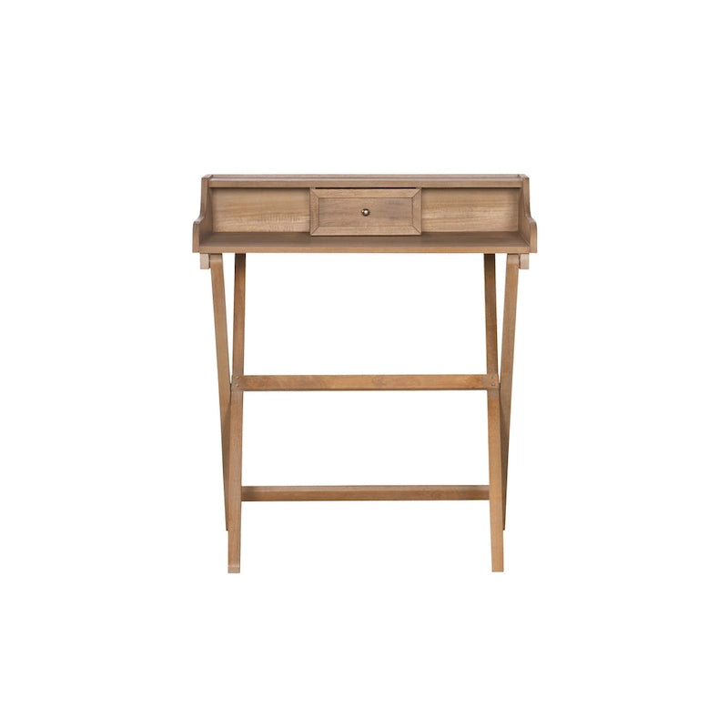 Bureau pliant en bois massif