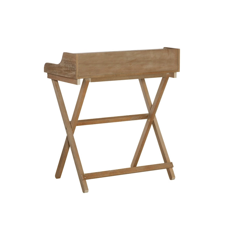 Bureau pliant en bois massif