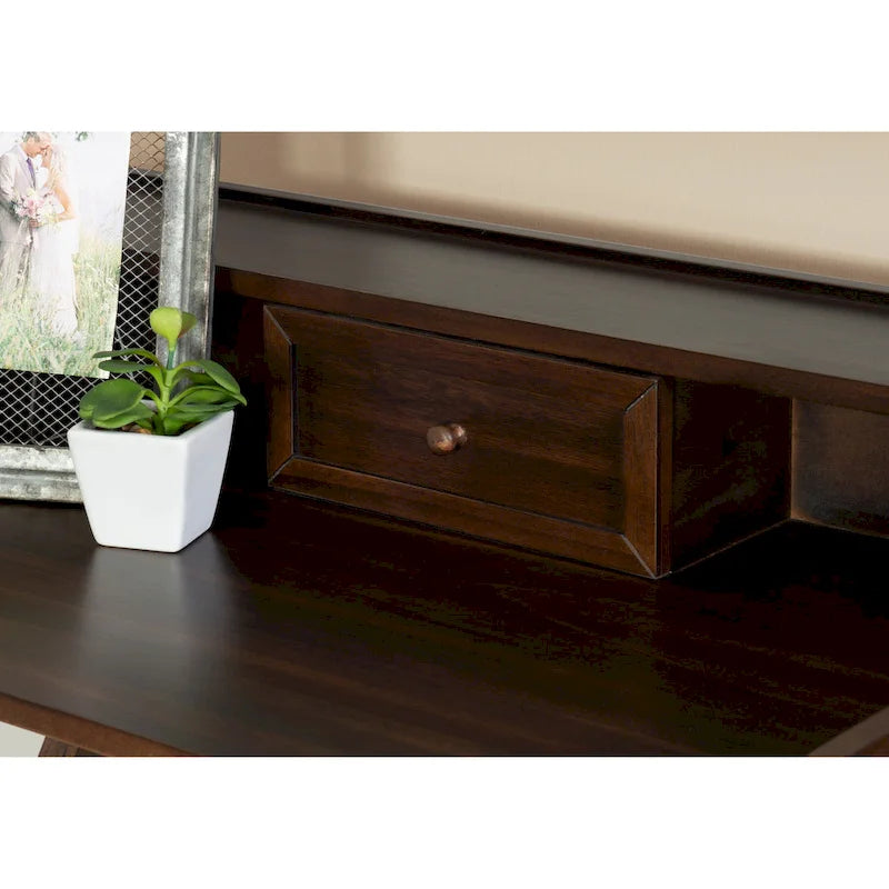 Bureau pliant en bois massif