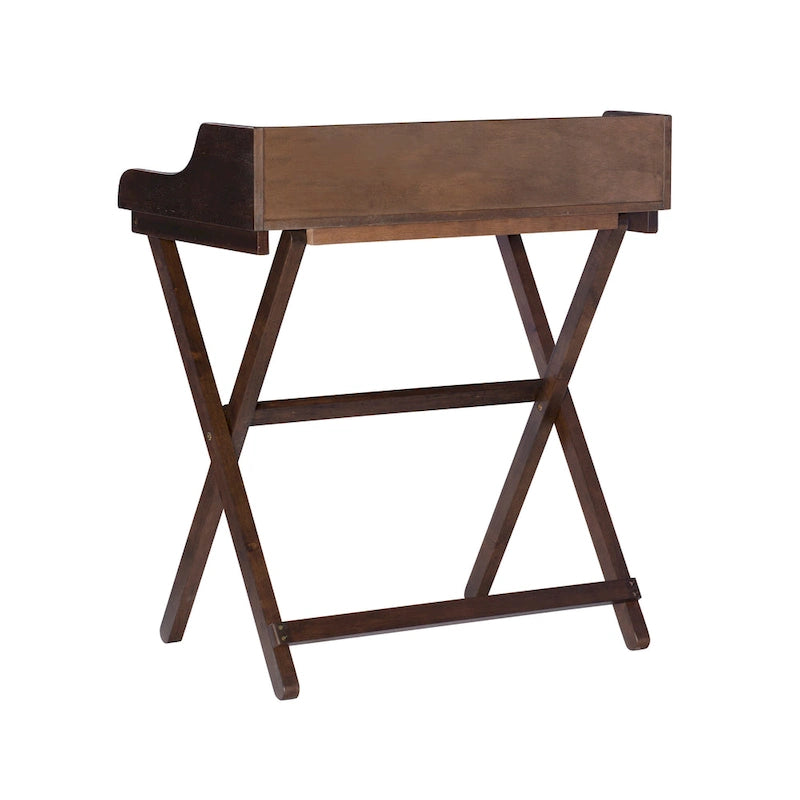 Bureau pliant en bois massif
