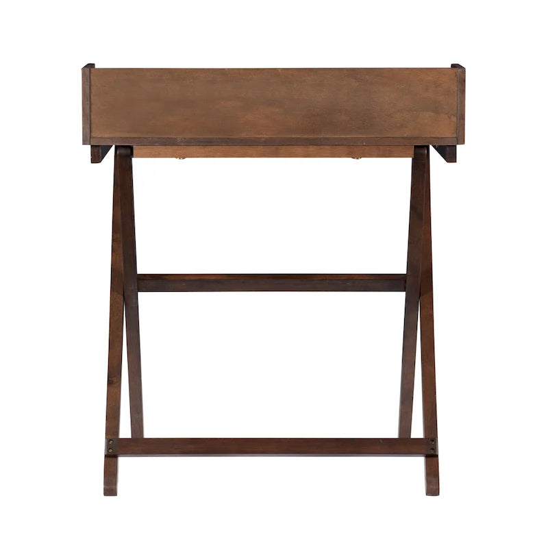 Bureau pliant en bois massif