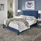 Dartington Velvet Fabric Platform Bed by iNSPIRE Q Modern