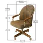 Fauteuil Britney à roulettes
