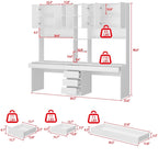 Poste de travail et rayonnage modulaires