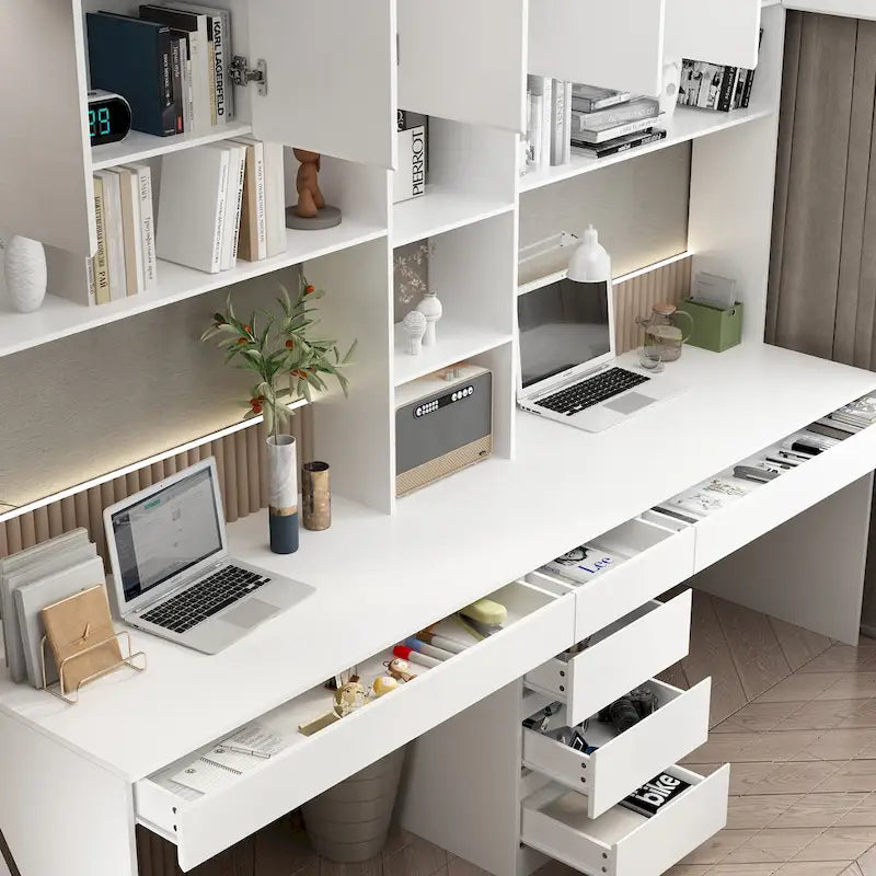 Poste de travail et rayonnage modulaires