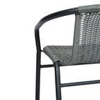 Tabourets de bar en rotin intérieur/extérieur, lot de 2