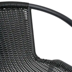 Tabourets de bar en rotin intérieur/extérieur, lot de 2
