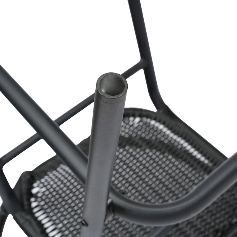 Tabourets de bar en rotin intérieur/extérieur, lot de 2