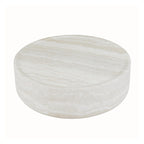 Table basse ronde en fibre de verre de 31,49" – Aucun assemblage requis