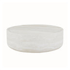 Table basse ronde en fibre de verre de 31,49" – Aucun assemblage requis